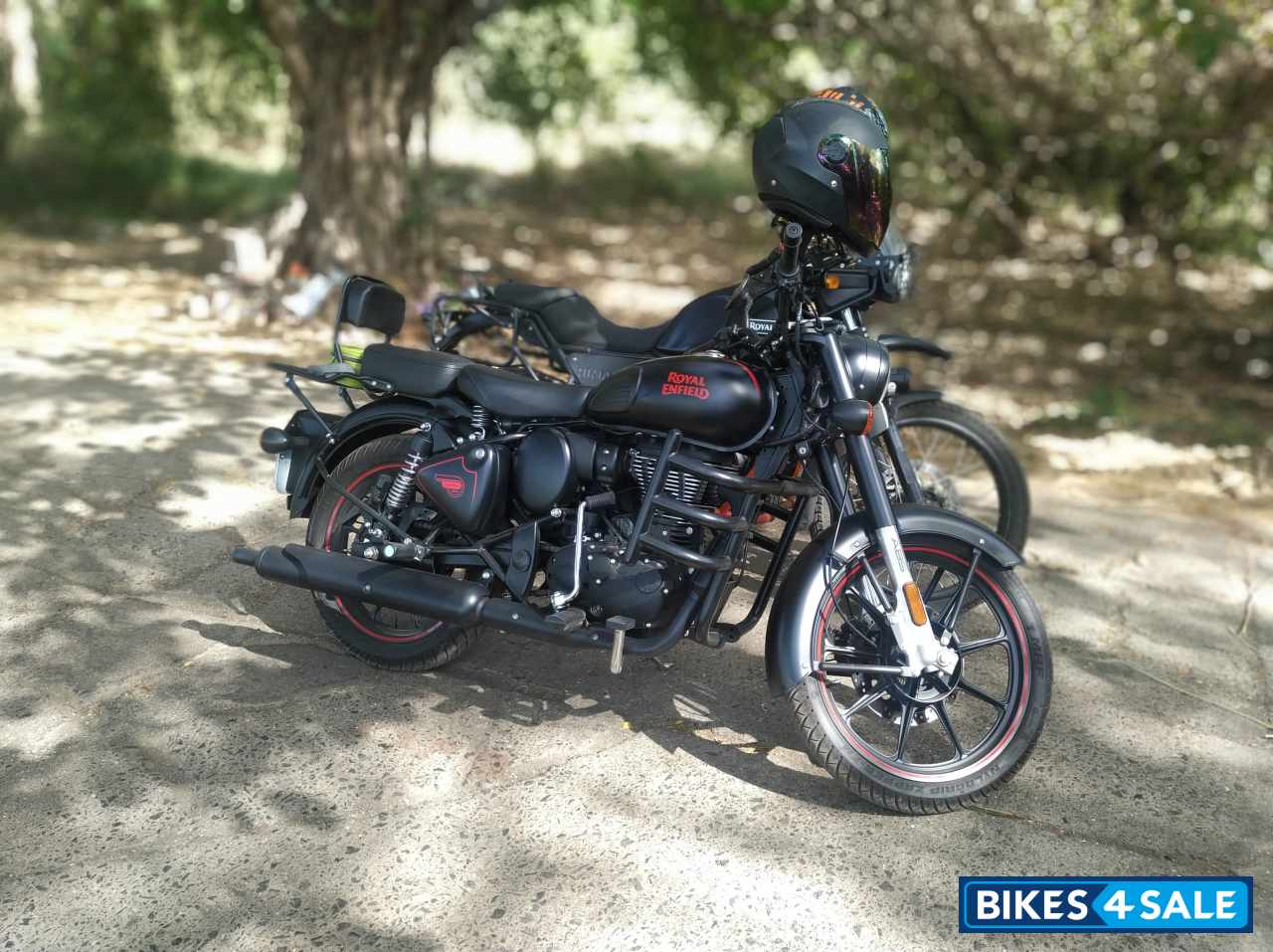 Stealth Black Royal Enfield Classic 350