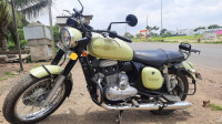 Lime Green Jawa forty two BS6