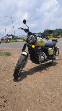 Lime Green Jawa forty two BS6