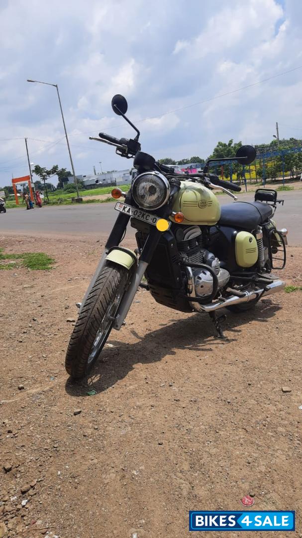 Lime Green Jawa forty two BS6