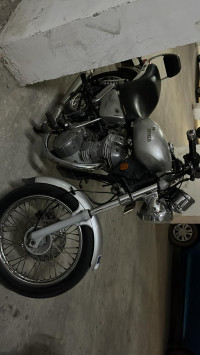 Black And Silver Royal Enfield Thunderbird 350