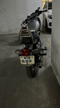 Black And Silver Royal Enfield Thunderbird 350