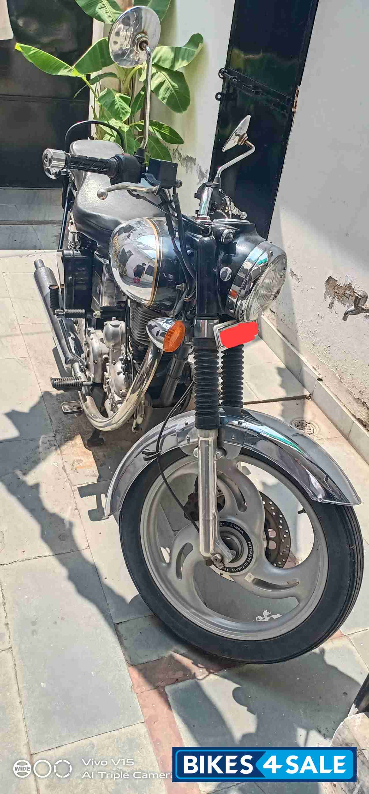 Chrome - Black Royal Enfield  Machismo