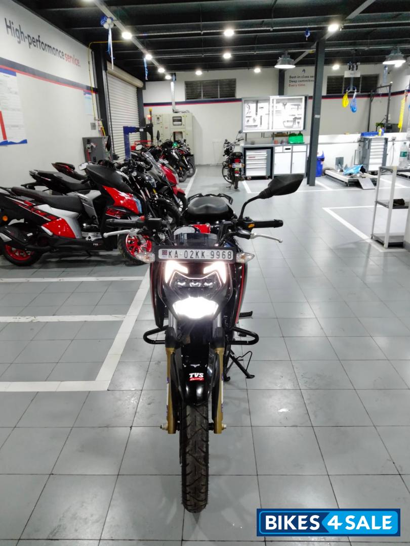 Black And Red TVS Apache RTR 200 4V