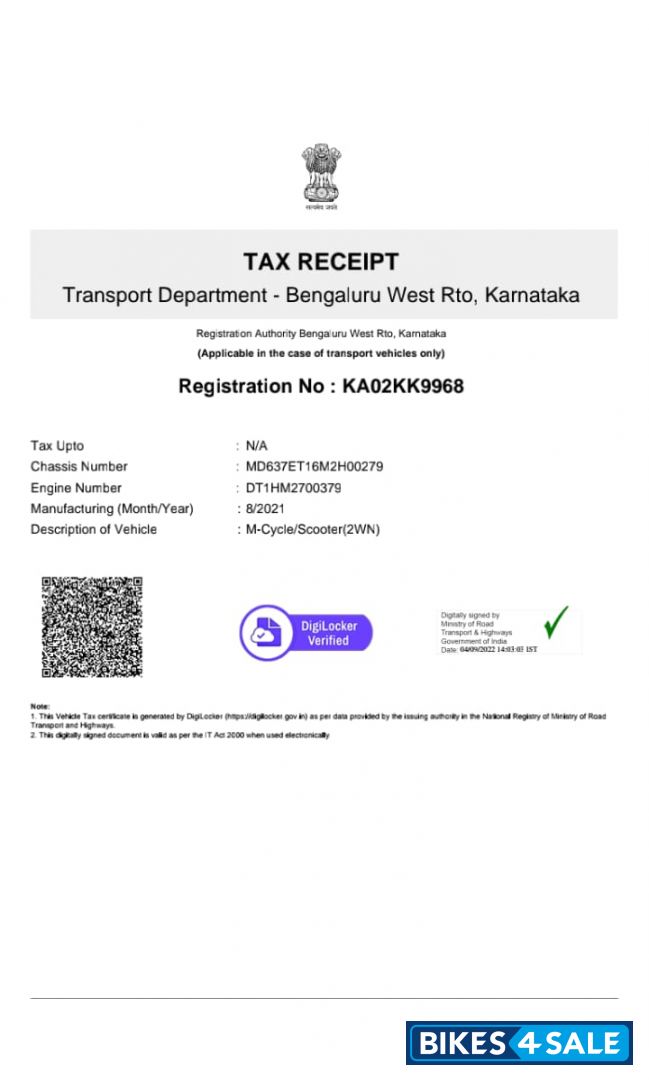 Black And Red TVS Apache RTR 200 4V