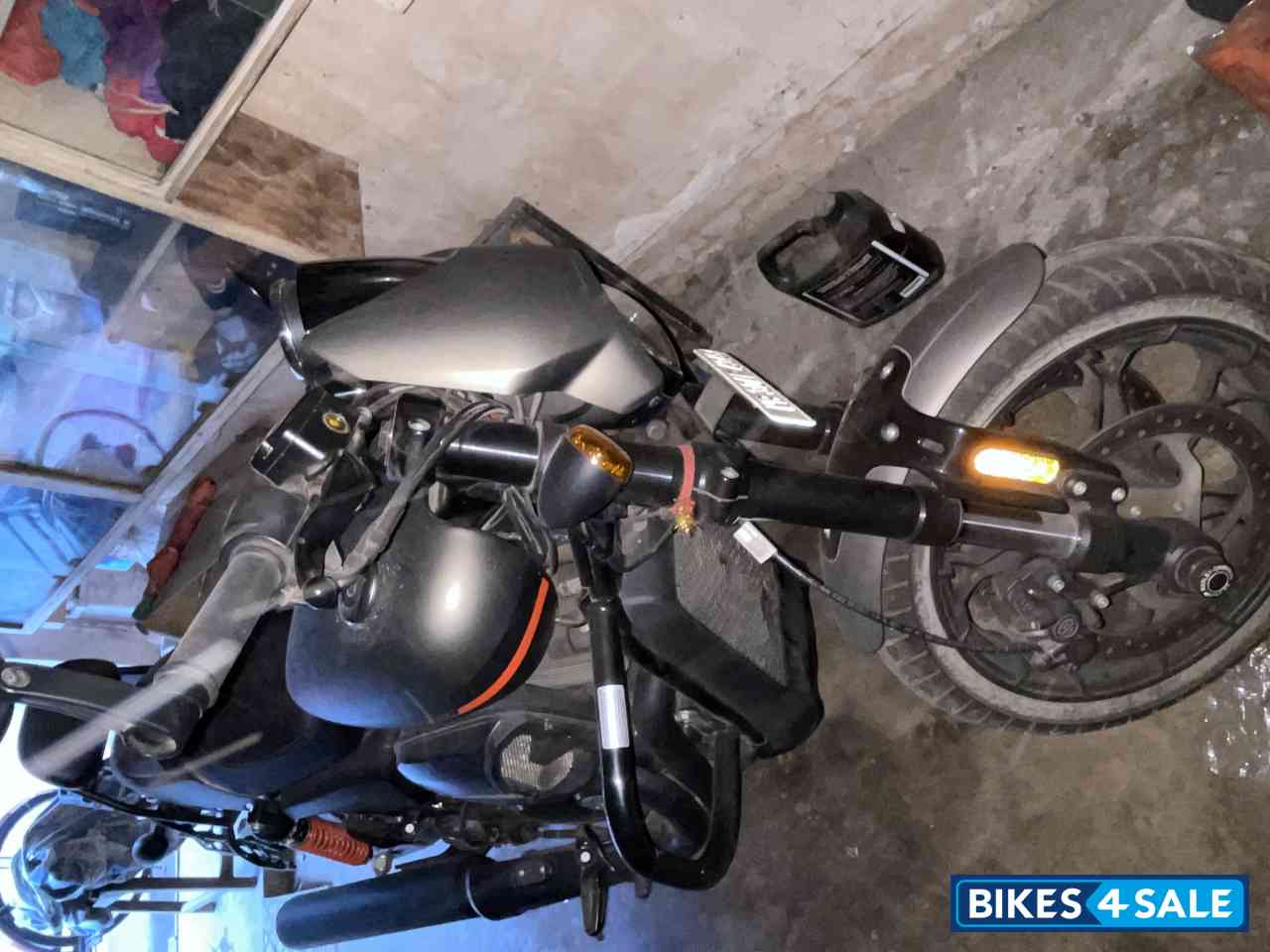 Grey Harley Davidson Street Rod