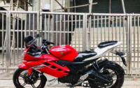 Red/white Yamaha YZF R15 V2