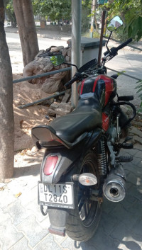 Ebony Black Red Bajaj V15