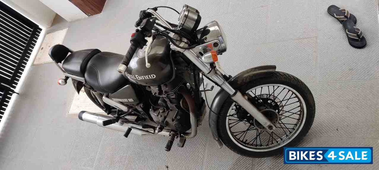Grey Royal Enfield Thunderbird 350