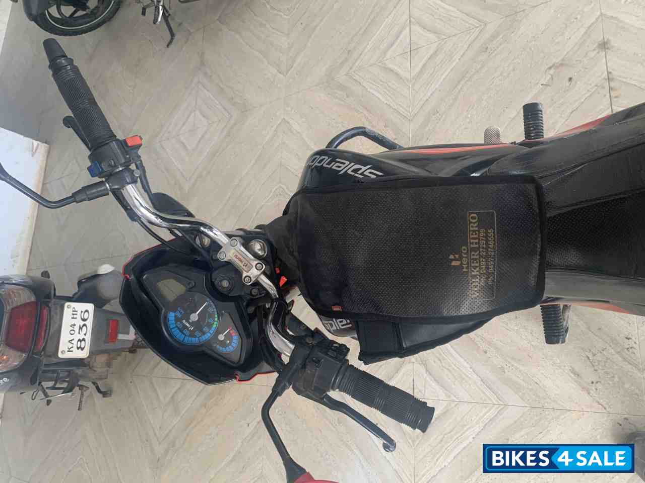 Red And Black Hero Splendor iSmart 110