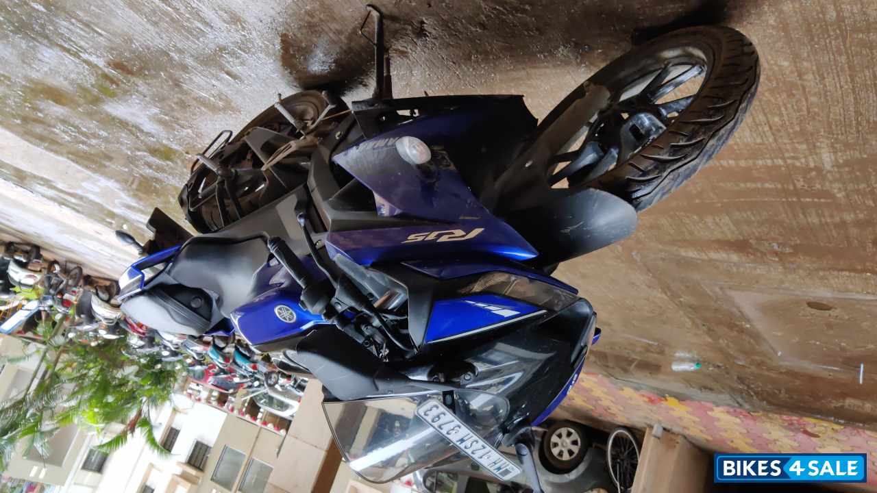 Blue Yamaha YZF R15 V3