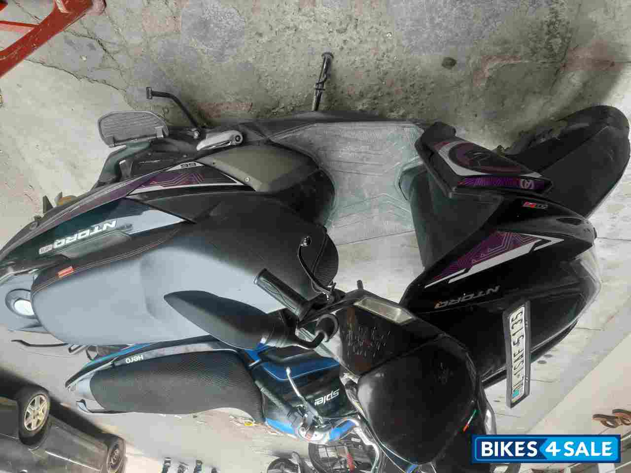 Black And Purple TVS NTORQ Super Squad Edition