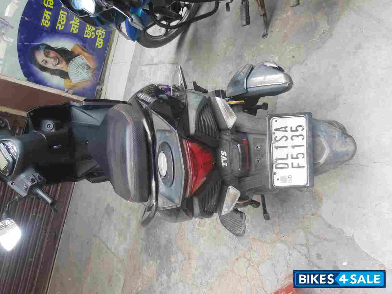 Black And Purple TVS NTORQ Super Squad Edition