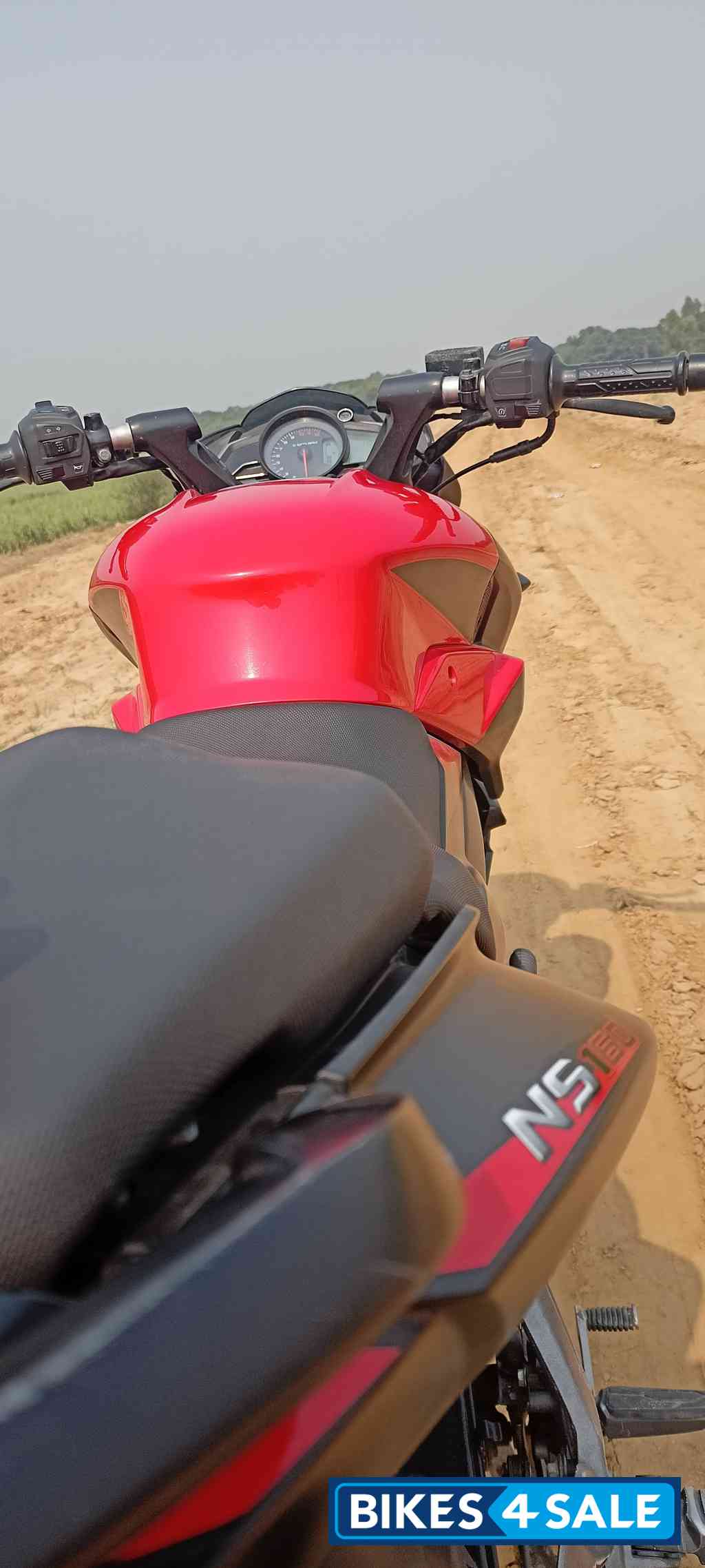 Red Black Bajaj Pulsar NS 160