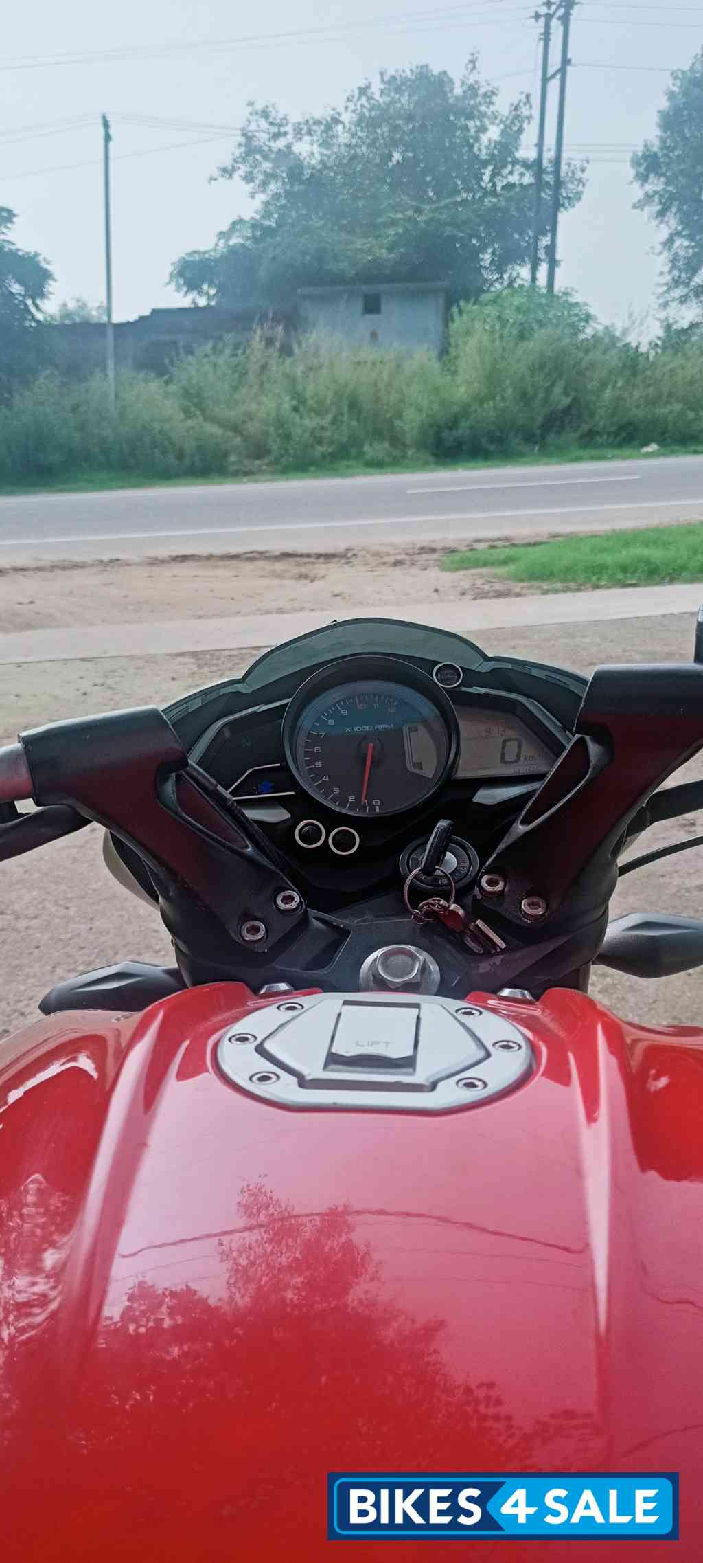 Red Black Bajaj Pulsar NS 160