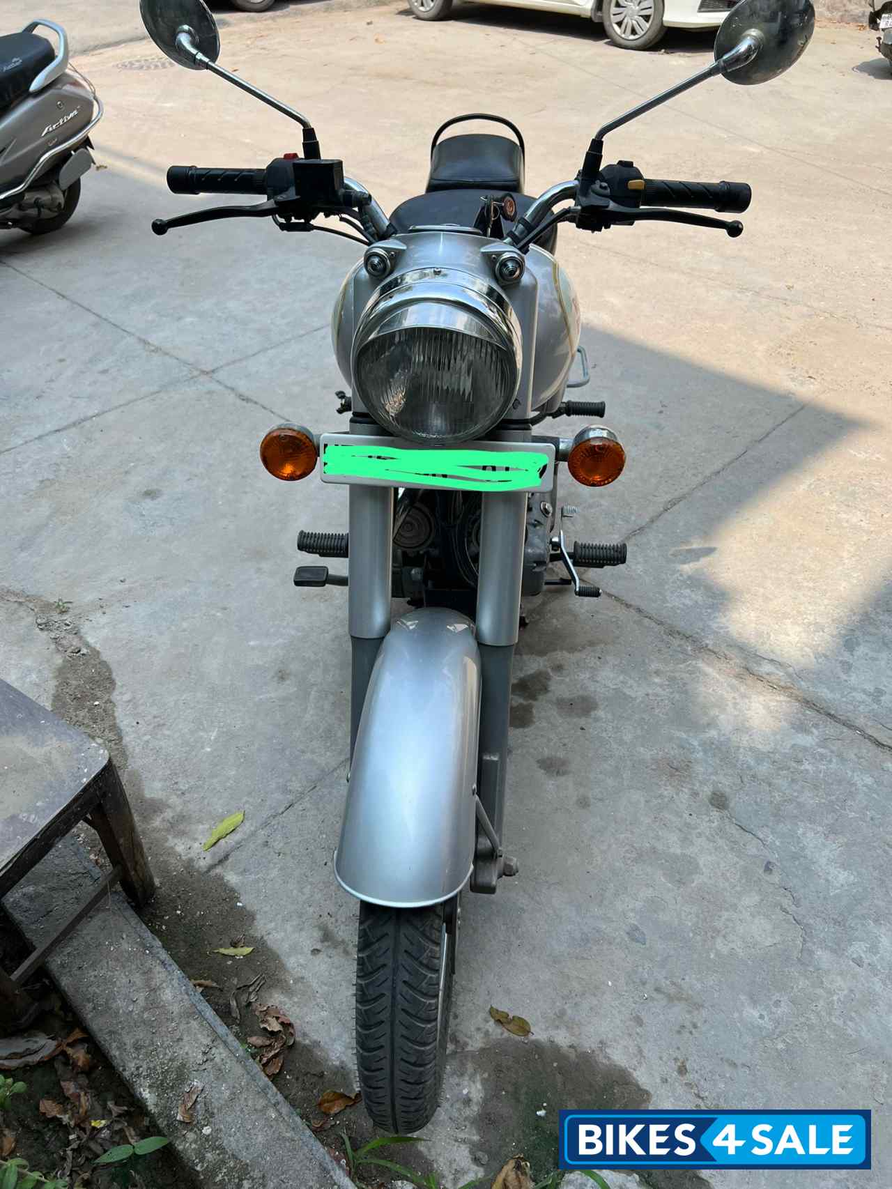 Silver Royal Enfield Classic 350