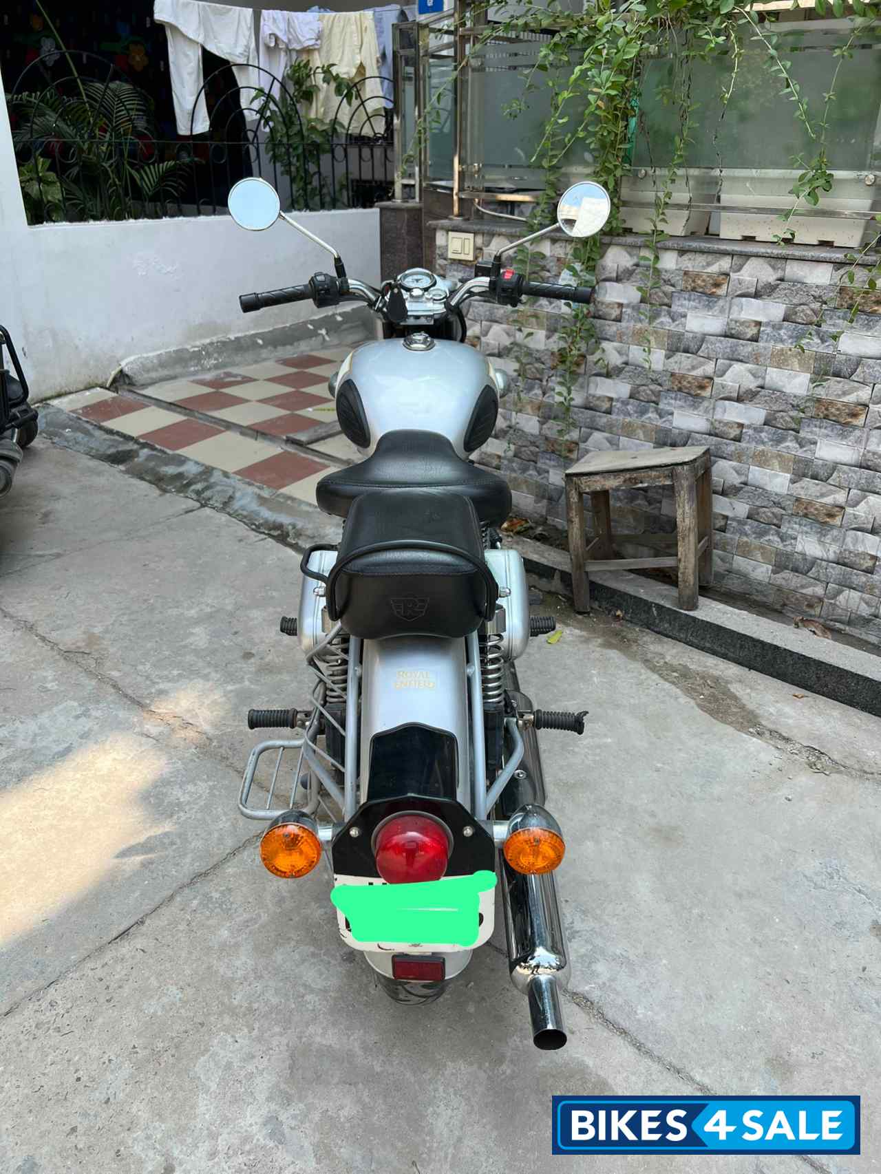 Silver Royal Enfield Classic 350