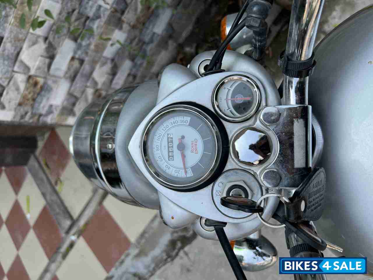 Silver Royal Enfield Classic 350