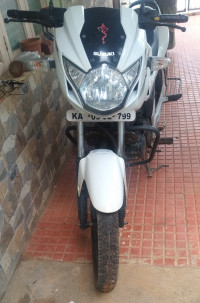 White Suzuki GS 150R
