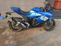 Blue Suzuki Gixxer SF BS6