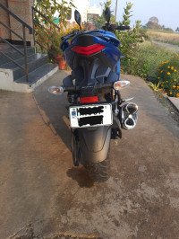 Blue Suzuki Gixxer SF BS6