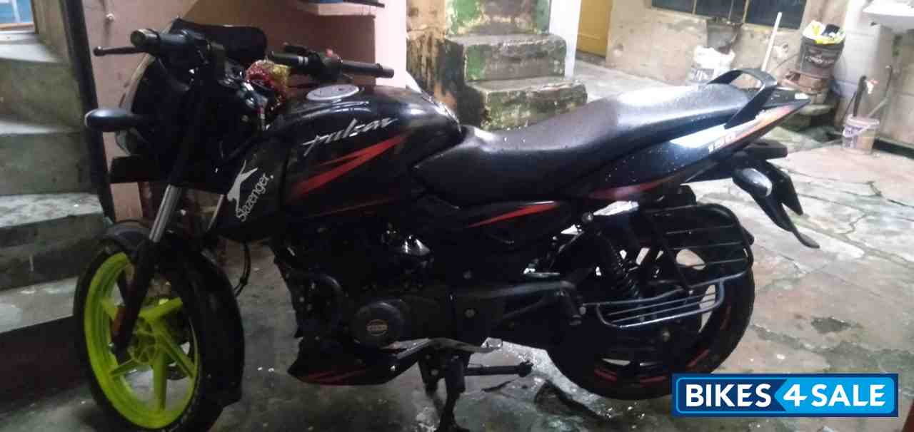 Red Black Bajaj 150 Scooter