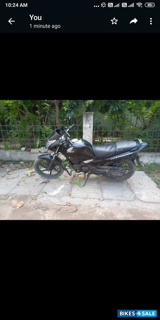 Black Honda CB Unicorn