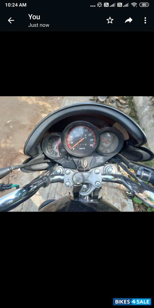 Black Honda CB Unicorn