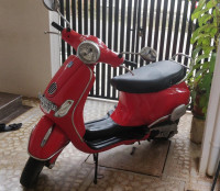 Red Piaggio Vespa