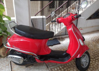 Red Piaggio Vespa