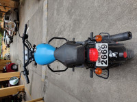 Blue Royal Enfield Thunderbird X 500
