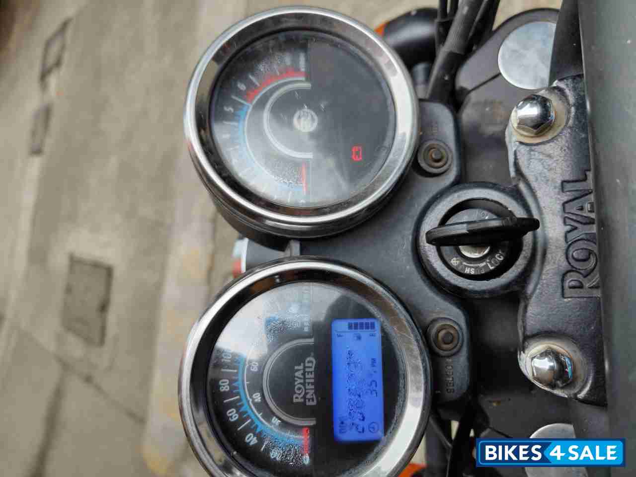 Blue Royal Enfield Thunderbird X 500