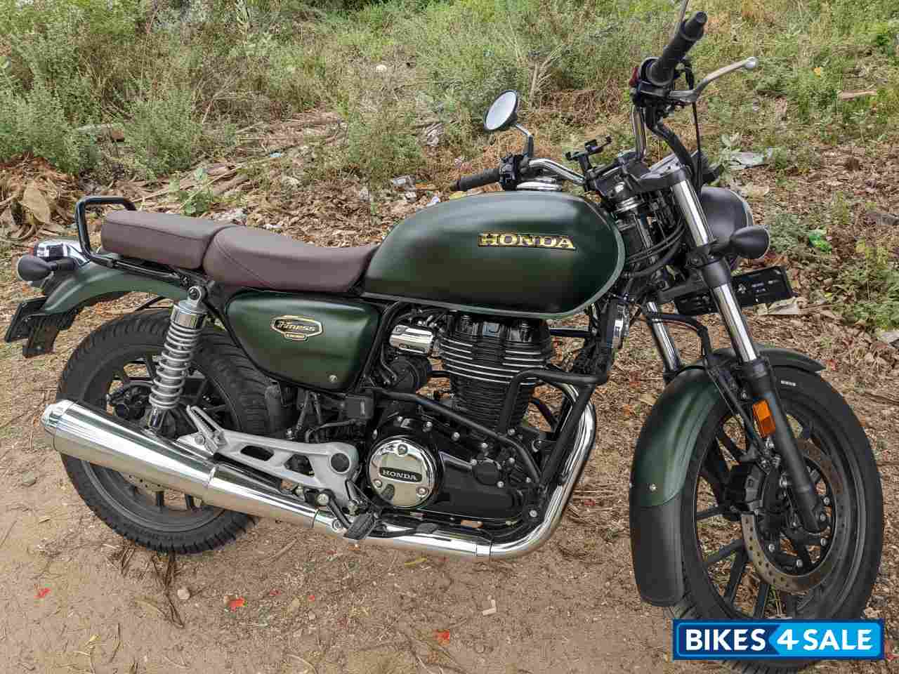 Matte Green Honda Hness Anniversary Edition