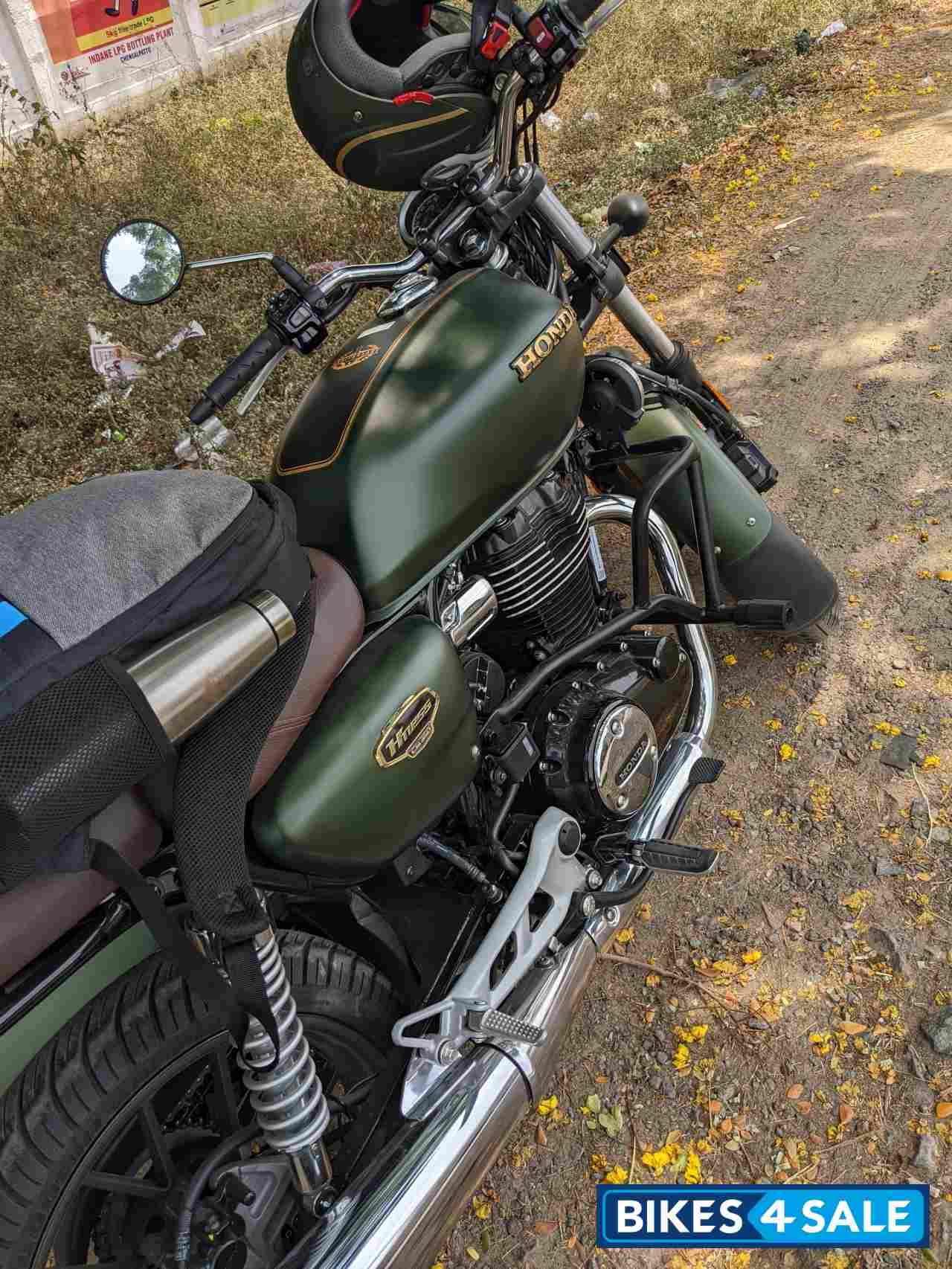 Matte Green Honda Hness Anniversary Edition