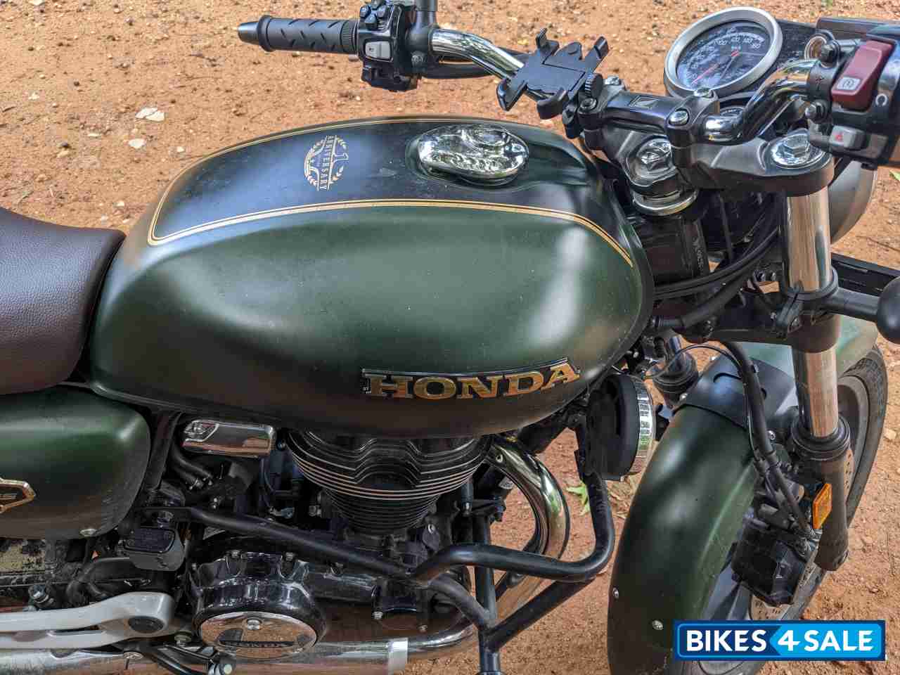 Matte Green Honda Hness Anniversary Edition