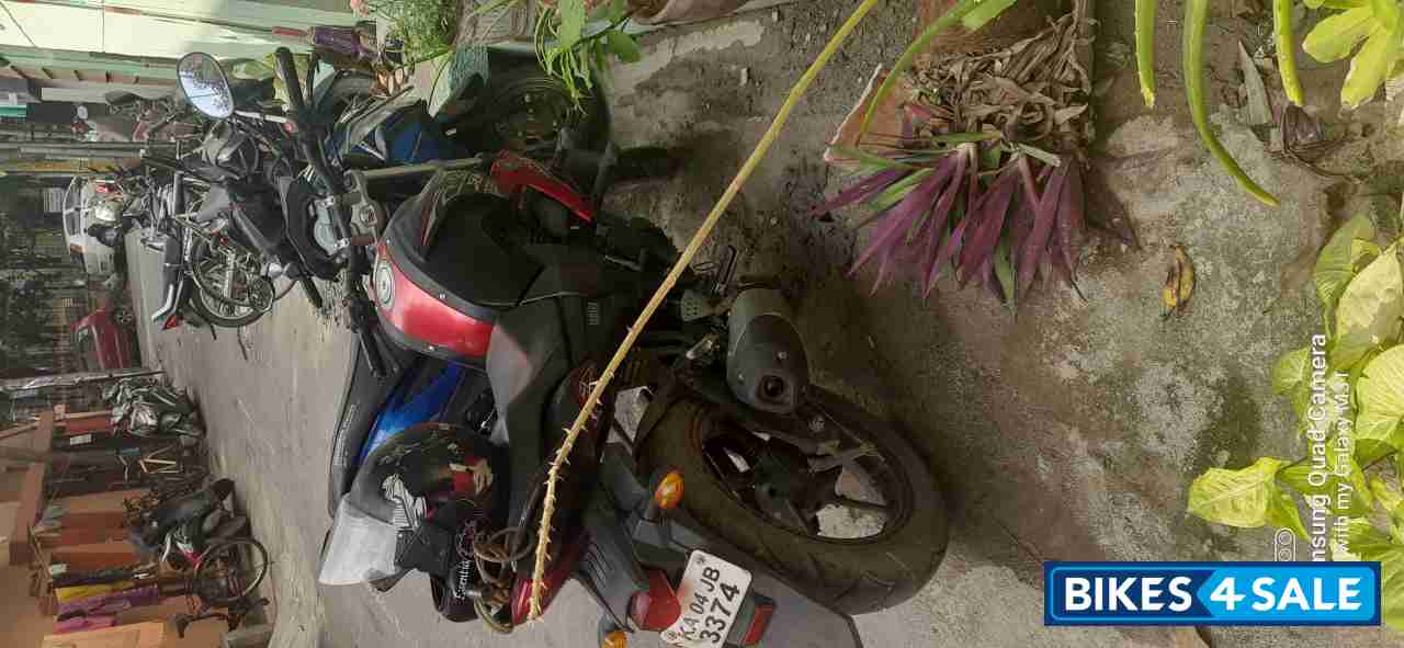 Black And Red Yamaha FZ-S