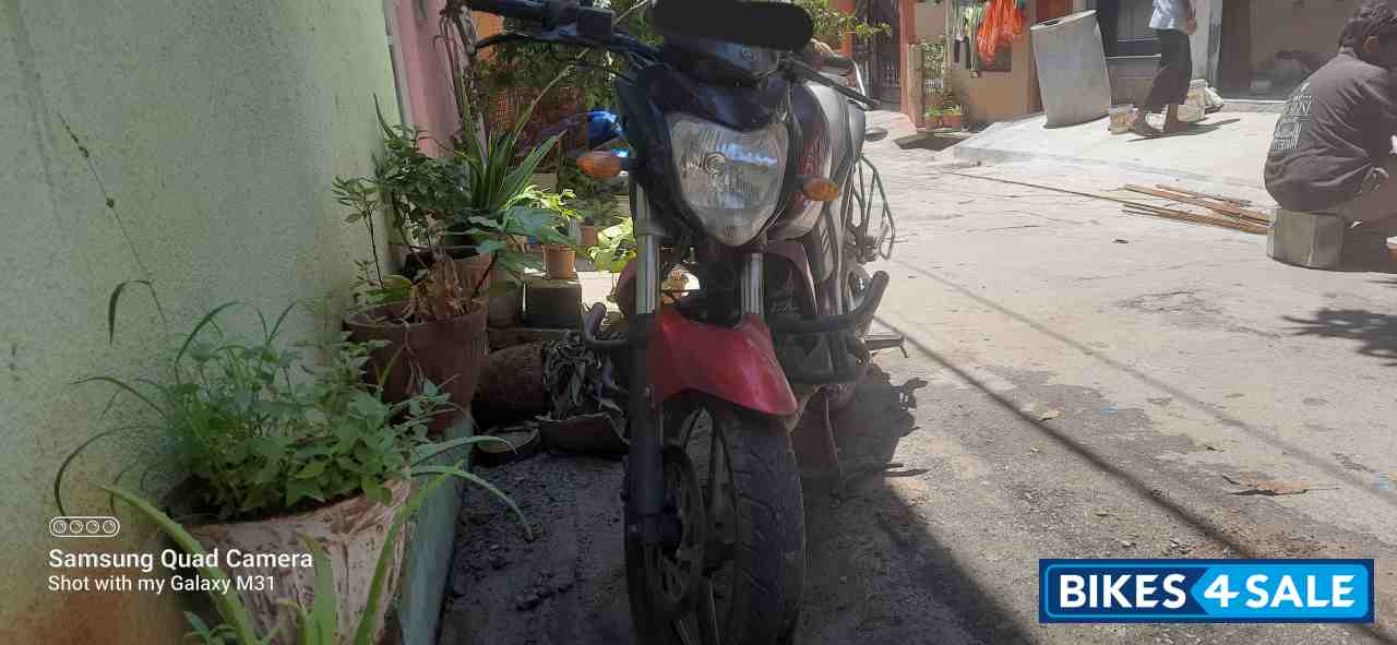 Black And Red Yamaha FZ-S