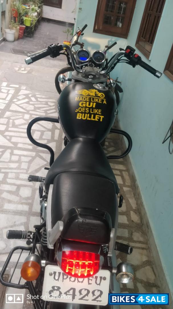 Matte Black Royal Enfield Thunderbird