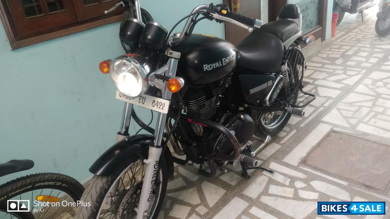 Matte Black Royal Enfield Thunderbird