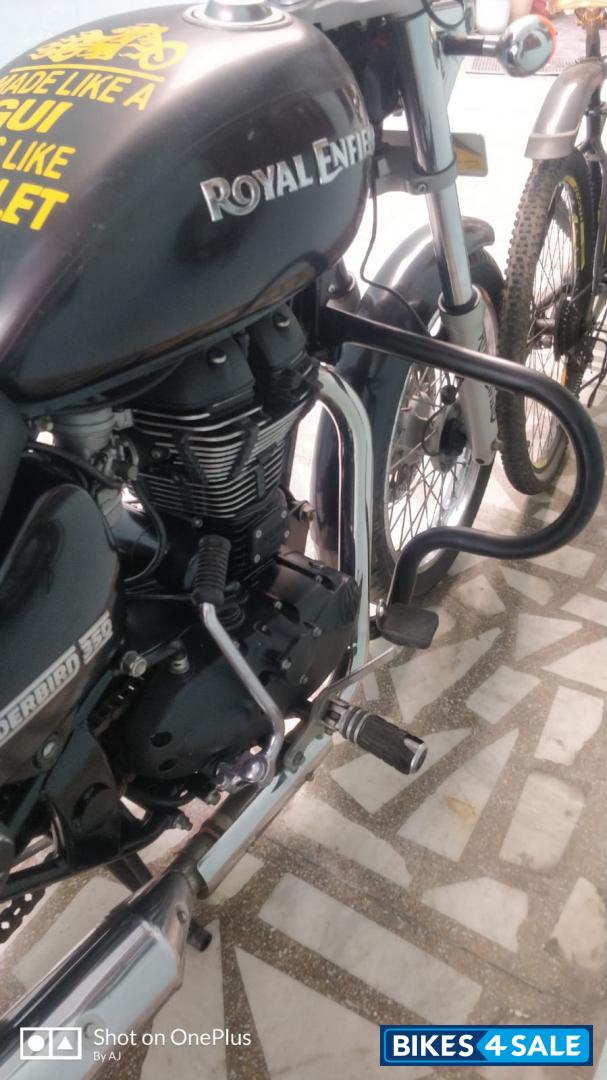 Matte Black Royal Enfield Thunderbird