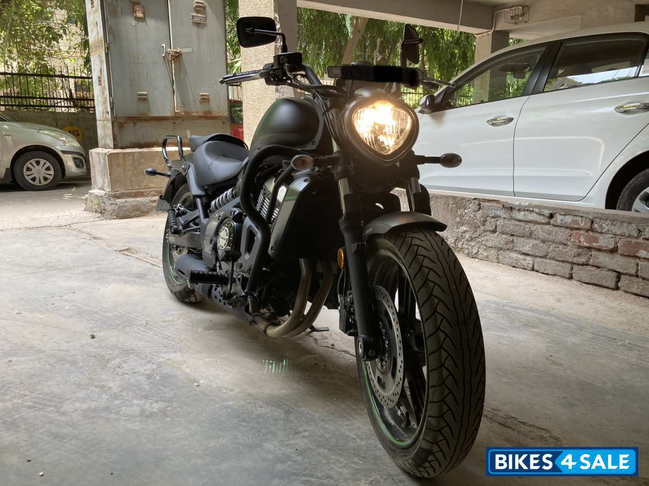 Matte Grey Kawasaki 2022 Vulcan S BS6