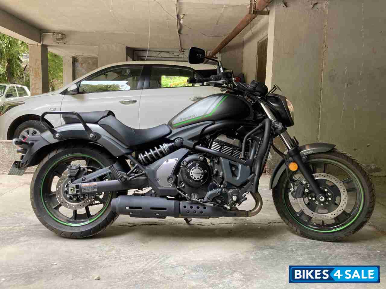 Matte Grey Kawasaki 2022 Vulcan S BS6