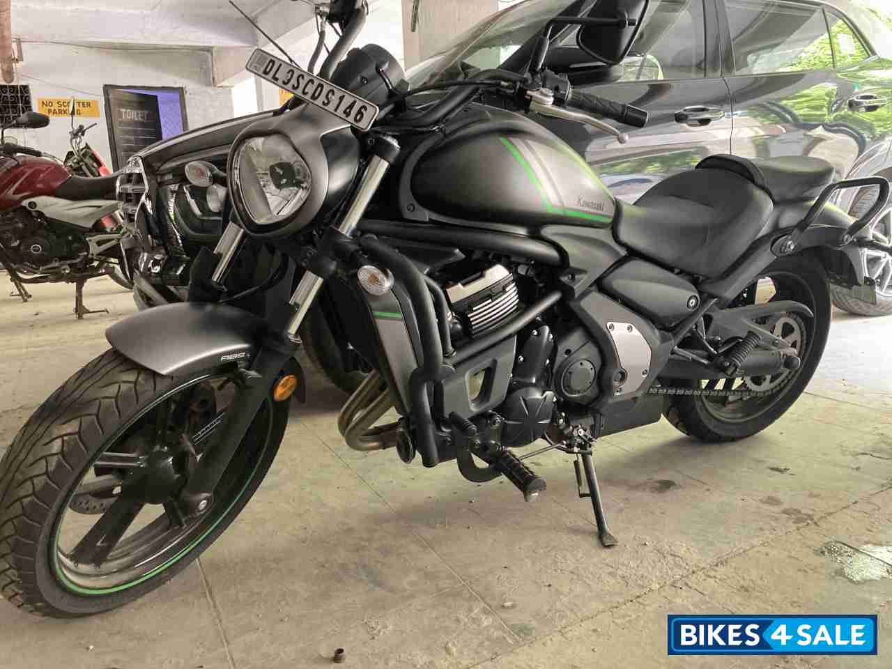 Matte Grey Kawasaki 2022 Vulcan S BS6