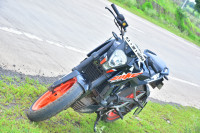 Black And Red KTM Duke 200