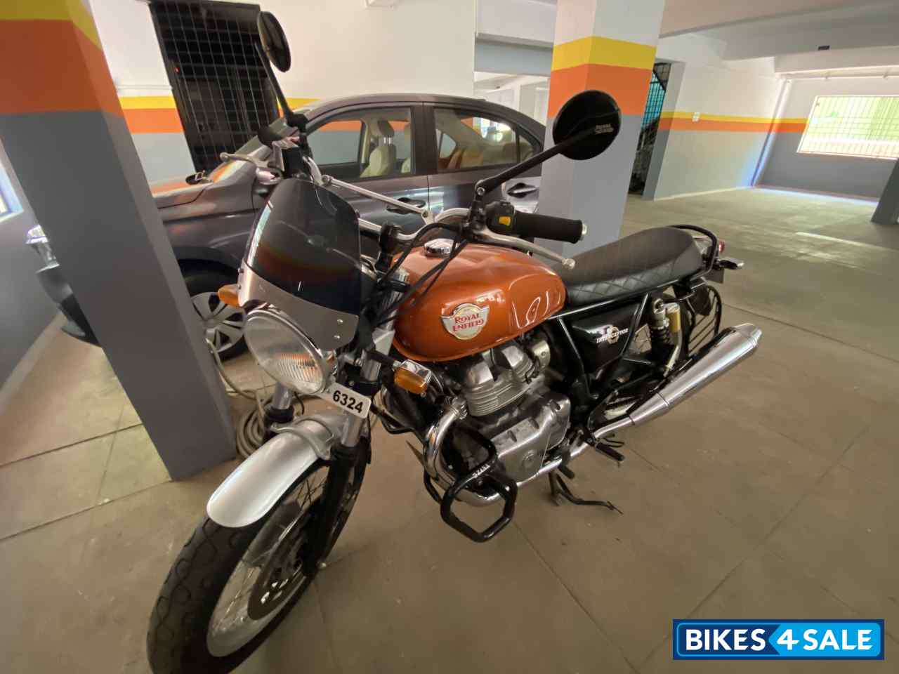 Orange Crush Royal Enfield Interceptor 650 Twin