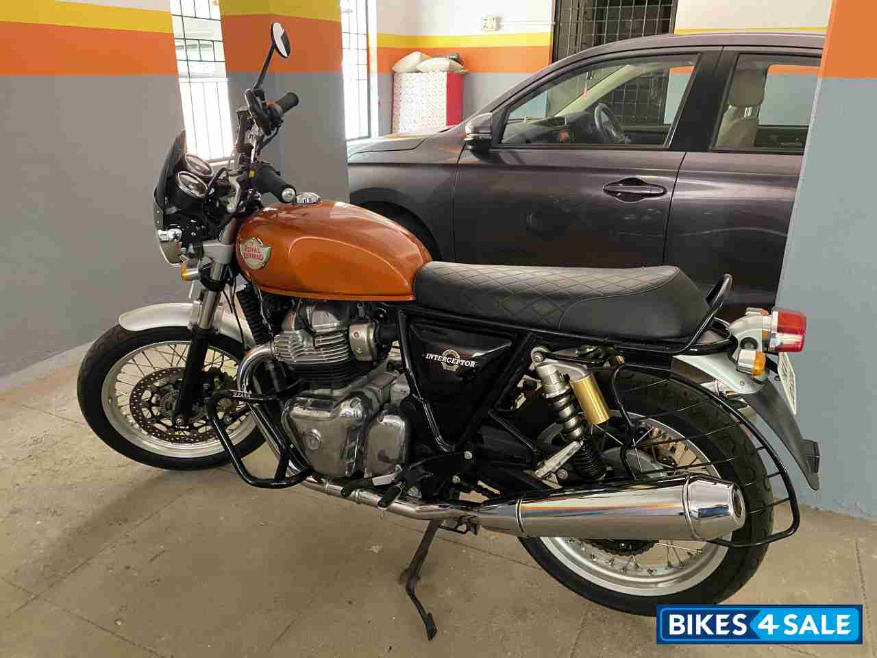 Orange Crush Royal Enfield Interceptor 650 Twin