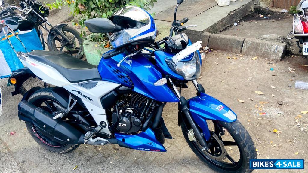 Blue TVS Apache RTR 160 4V