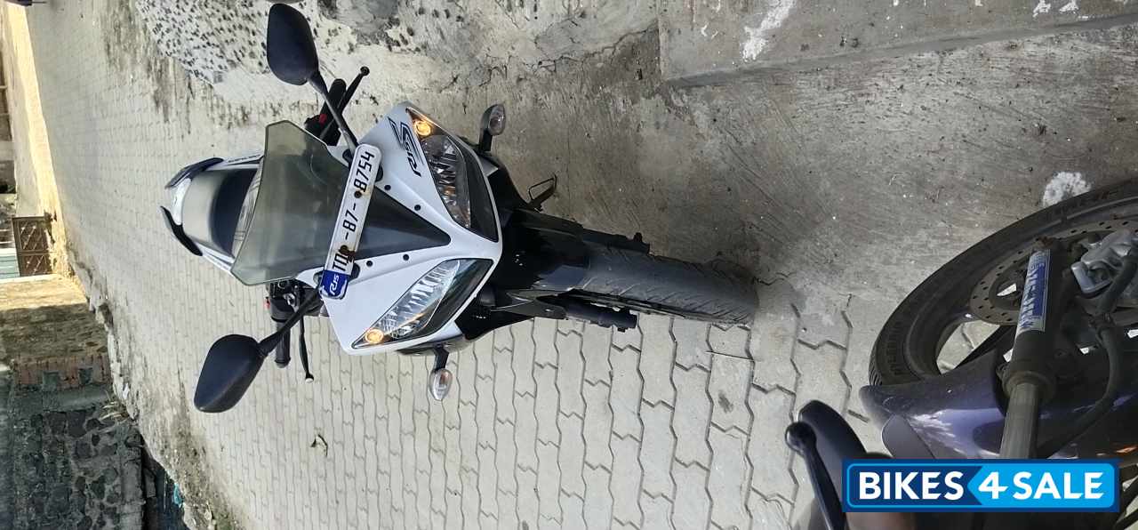 White And Blue Yamaha YZF R15 S