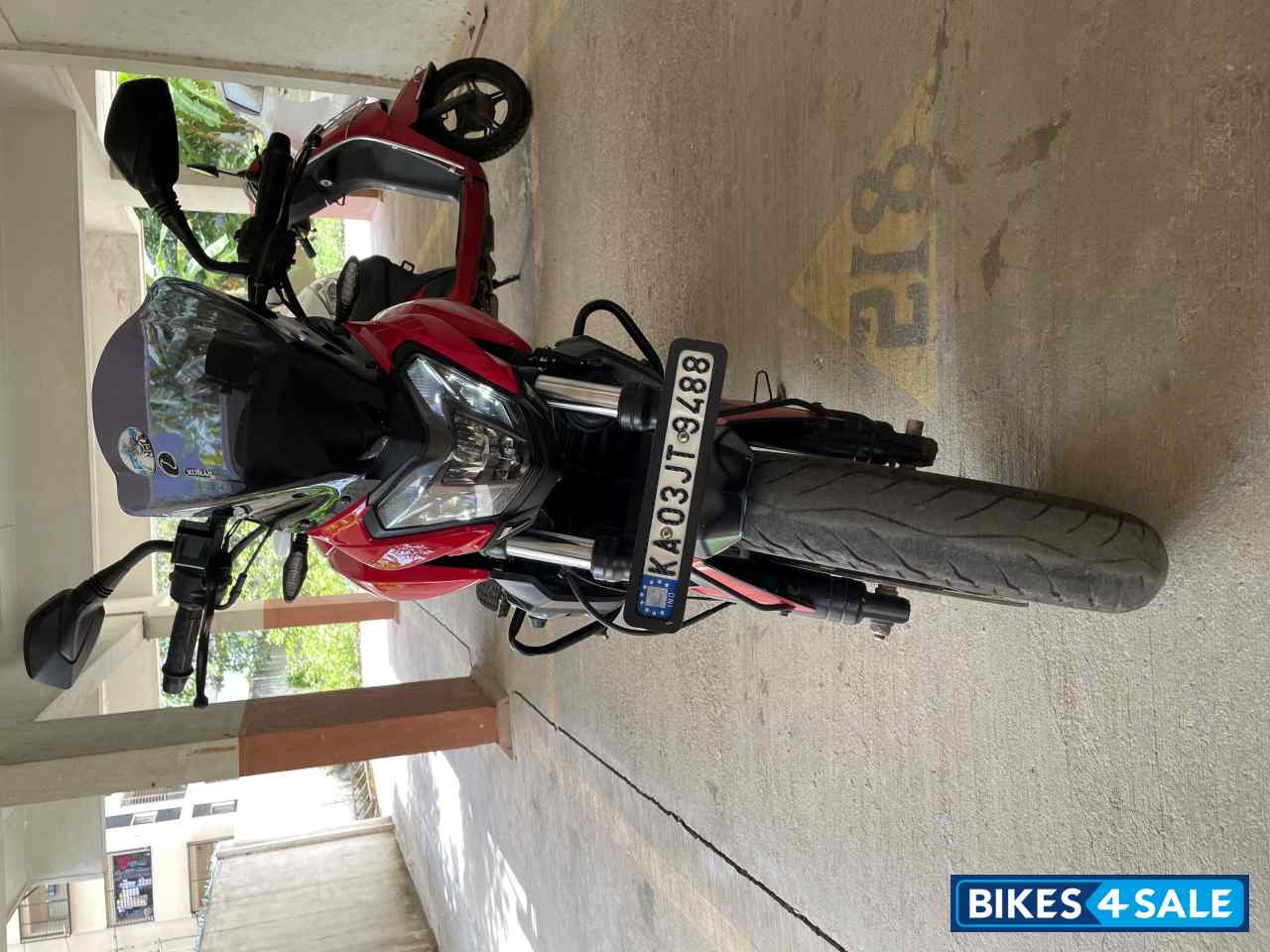 Red Bajaj Dominar 400 ABS BS6