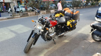 Red Royal Enfield Interceptor 650 Twin